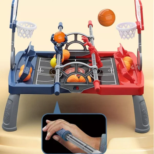 Brinquedo De Mesa De Basquete - Mini Jogo DeBasquete Com 10 Bolas - Imagem 24