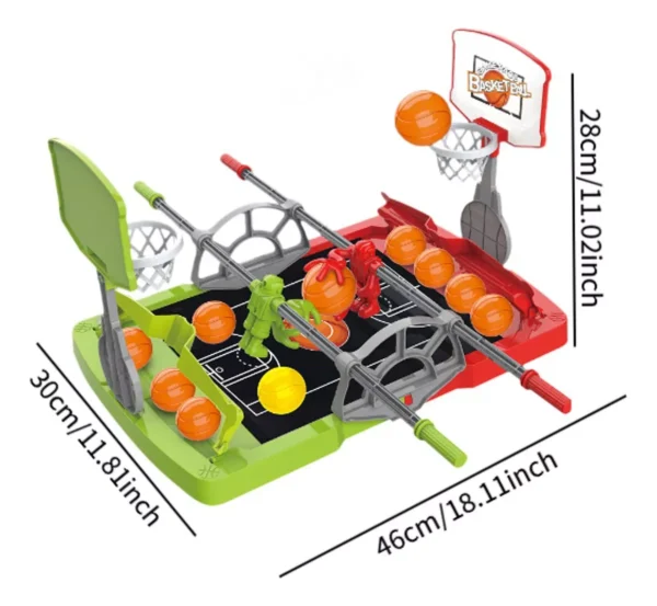 Brinquedo De Mesa De Basquete - Mini Jogo DeBasquete Com 10 Bolas - Imagem 11