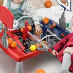 Brinquedo De Mesa De Basquete - Mini Jogo DeBasquete Com 10 Bolas - Imagem 27