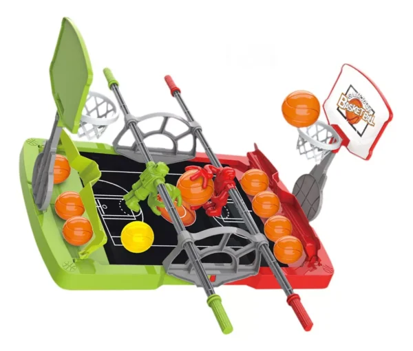 Brinquedo De Mesa De Basquete - Mini Jogo DeBasquete Com 10 Bolas - Imagem 9