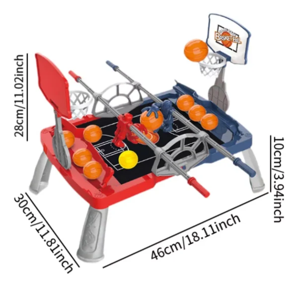 Brinquedo De Mesa De Basquete - Mini Jogo DeBasquete Com 10 Bolas - Imagem 31