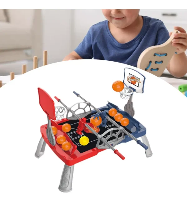 Brinquedo De Mesa De Basquete - Mini Jogo DeBasquete Com 10 Bolas - Imagem 22
