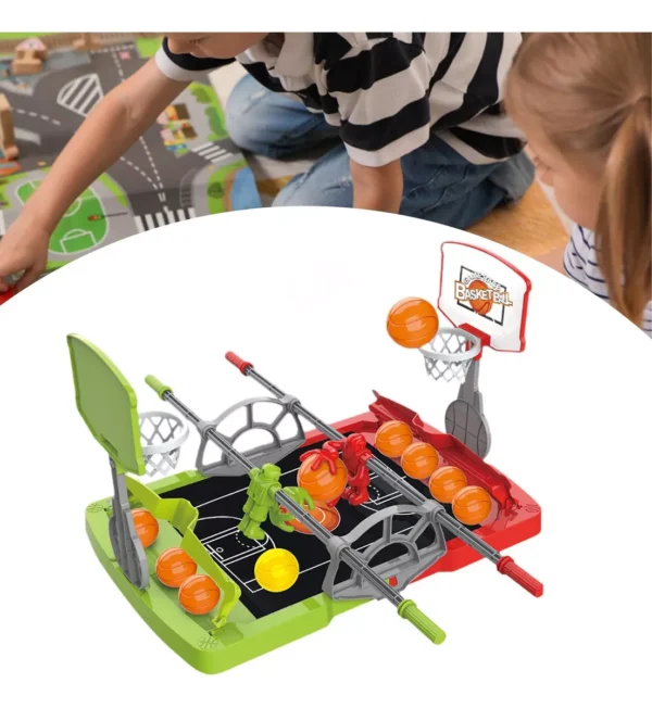 Brinquedo De Mesa De Basquete - Mini Jogo DeBasquete Com 10 Bolas - Imagem 21
