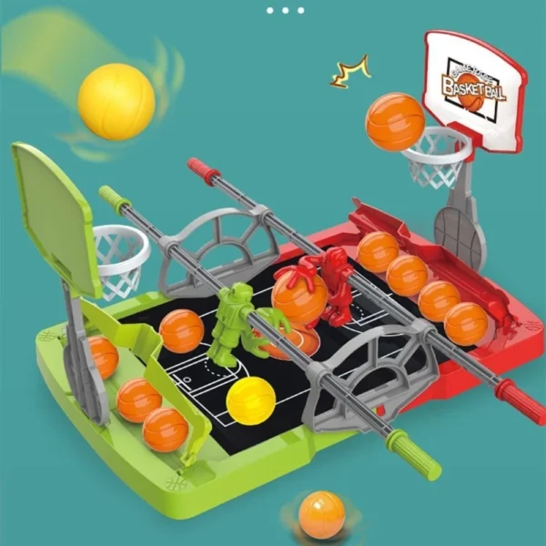 Brinquedo De Mesa De Basquete - Mini Jogo DeBasquete Com 10 Bolas - Imagem 18