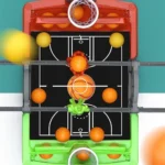 Brinquedo De Mesa De Basquete - Mini Jogo DeBasquete Com 10 Bolas - Imagem 14