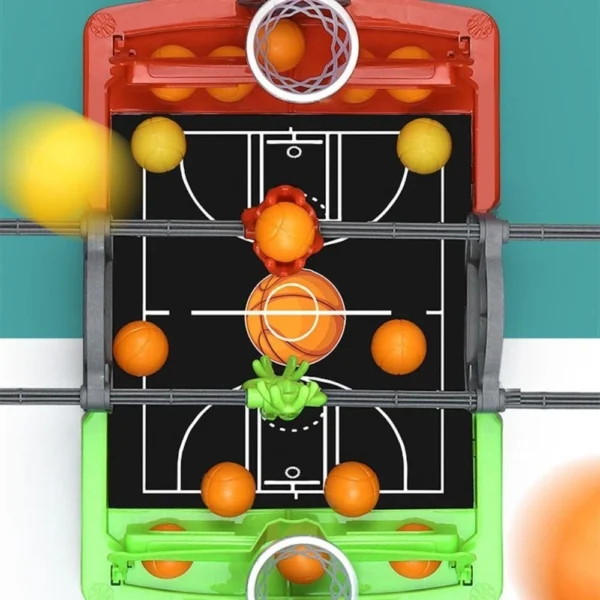 Brinquedo De Mesa De Basquete - Mini Jogo DeBasquete Com 10 Bolas - Imagem 14