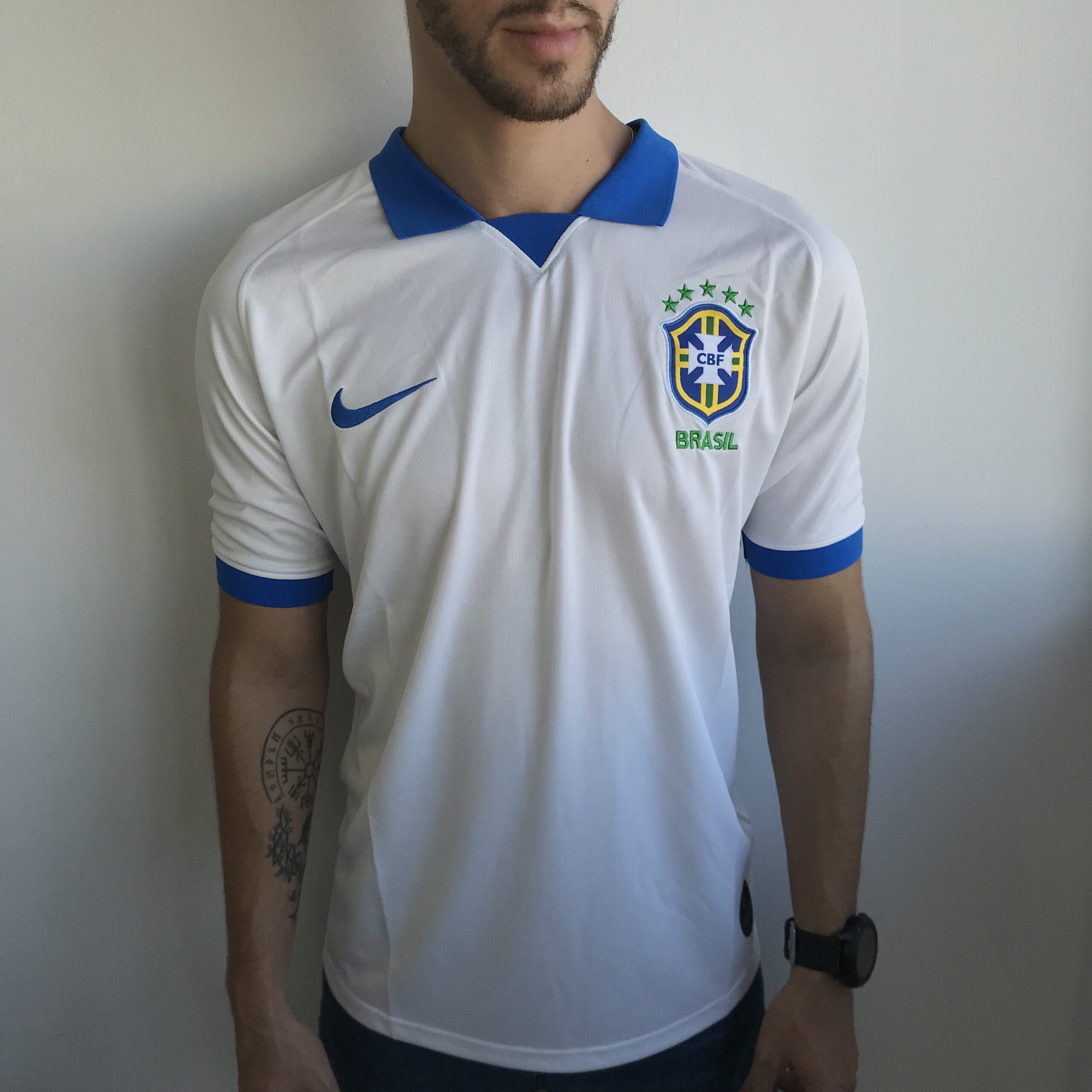 IMG_0886 Camisa Brasil Seleção Brasileira Third Branca Copa Amércia 2019-2020 Nike - Imagem 1