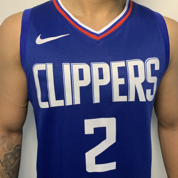 Camiseta Regata NBA Los Angeles Clippers Kawhi Leonard 2 City Edition 2023/24 Nike Azul - Imagem 4