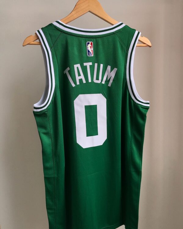 Camiseta Regata Basquete NBA Boston Celtics 0 Jayson Tatum Icon Edition Verde 2022 Nike - Imagem 14