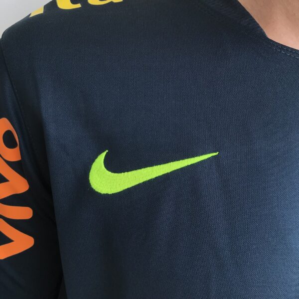 Camisa Seleção Brasil Treino Azul Petróleo 2022 Nike - Imagem 4