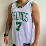 Camiseta Regata Basquete NBA Boston Celtics 7 Jaylen Brown Association Edition Branca 2022 Nike - Imagem 2