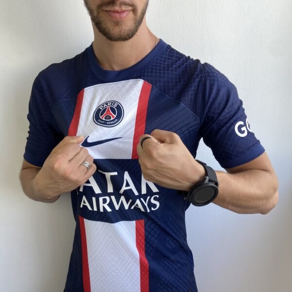 Camisa Paris Saint-Germain - PSG Home Jogador 2023 Nike Azul - Imagem 3