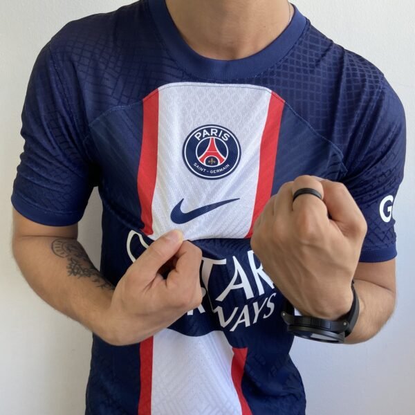 Camisa Paris Saint-Germain - PSG Home Jogador 2023 Nike Azul - Imagem 4