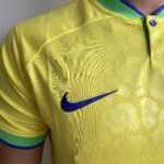 Camisa Brasil Seleção Brasileira Home Amarela Torcedor Copa do Mundo Nike Catar 2022 - Imagem 5