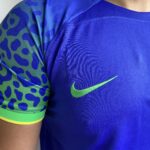 Camisa Brasil Seleção Brasileira Away Azul Torcedor Copa do Mundo Catar 2022 Nike - Imagem 5