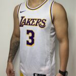 Camiseta Regata Basquete NBA Los Angeles Lakers Davis 3 Statement Edition Branca Nike - Imagem 4
