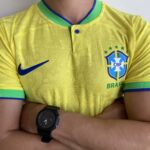 Camisa Brasil Seleção Brasileira Home Amarela Jogador Copa do Mundo Catar 2022 Nike - Imagem 7