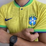 Camisa Brasil Seleção Brasileira Home Amarela Jogador Copa do Mundo Catar 2022 Nike - Imagem 8