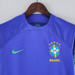 Camisa Brasil Seleção Brasileira Away Azul Feminina Copa do Mundo Catar 2023 Nike - Imagem 9