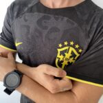 Camisa Brasil Seleção Brasileira Goleiro Preta Jogador Copa do Mundo Catar 2023 Nike - Imagem 4