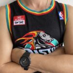 Camiseta Regata NBA Mitchell & Ness - Detroit Pistons - Slim Shady 313 - Edição Especial - NBA Remix - Colab Parceria Eminem - Preta - Imagem 7