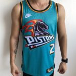 Camiseta Regata Basquete NBA Swingman Detroit Pistons Cade Cunningham 2 Classic Edition Verde 2023 Nike