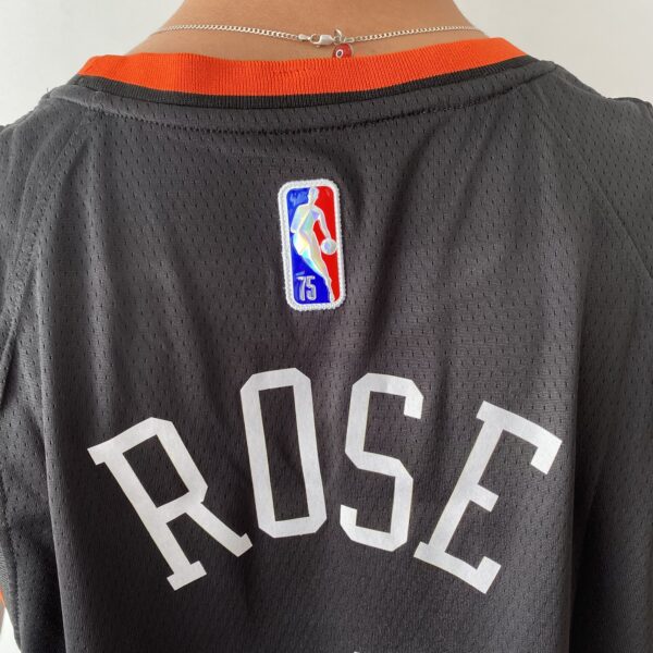 Camiseta Regata Basquete NBA Swingman Select - New York Knicks - Derrick Rose 4 - Novato do Ano - 2046 - Select Series Rookie Of The Year - Preta Nike - Imagem 11