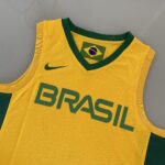 Camiseta Regata Basquete Brasil Amarela 2021 Nike - Imagem 12