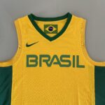 Camiseta Regata Basquete Brasil Amarela 2021 Nike - Imagem 11