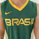 Camiseta Regata Basquete Brasil Verde 2021 Nike - Imagem 2
