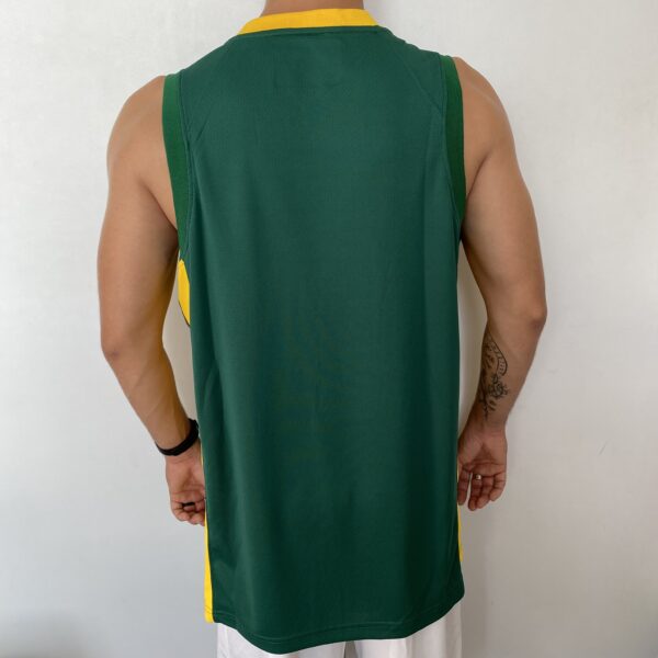 Camiseta Regata Basquete Brasil Verde 2021 Nike - Imagem 9