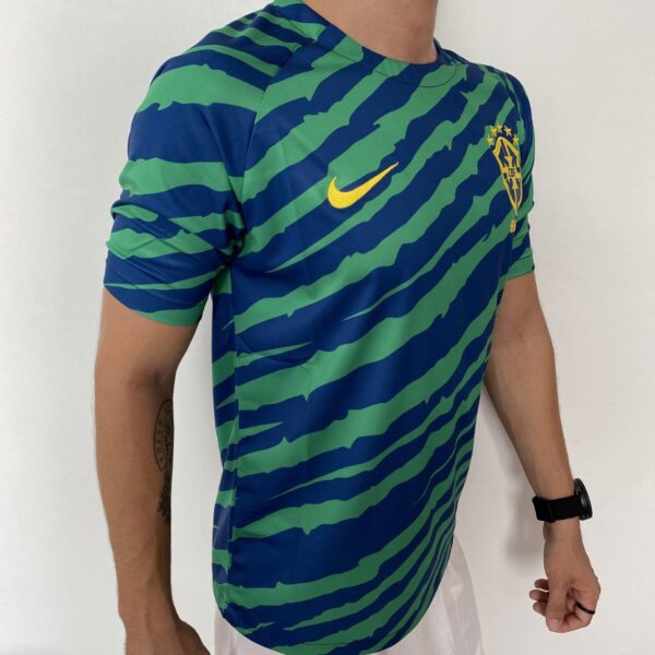 Camisa Seleção Brasil Pré-Match 2023 Copa Nike - Imagem 8