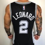 Camiseta Regata NBA Swingman San Antonio Spurs - Kawhi Leonard 2 - Icon Edition Preta Nike - Imagem 9