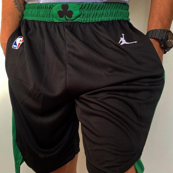 Short Bermuda Basquete NBA Boston Celtics Statement Edition Preta 2022 Jordan - Imagem 3