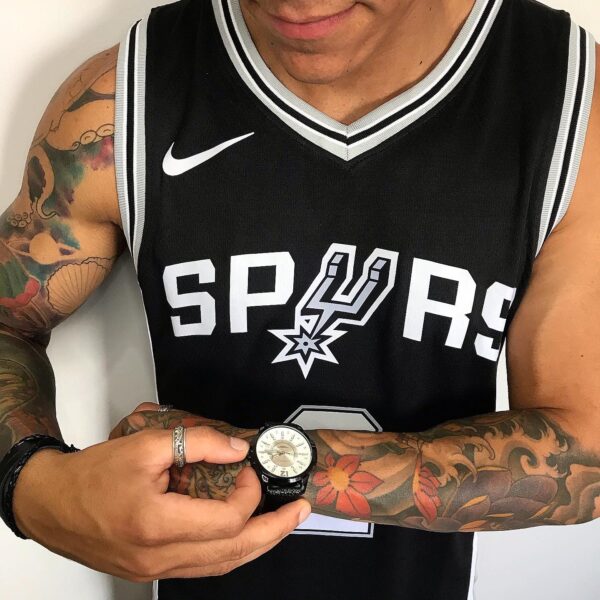 Camiseta Regata NBA Swingman San Antonio Spurs - Kawhi Leonard 2 - Icon Edition Preta Nike - Imagem 4