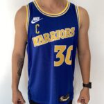 Camiseta Regata NBA Swingman Golden States Warriors Curry 30 Classic Edition Azul 2023 Nike