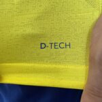 Camisa Al Nassr Home Versão Jogador Cristiano Ronaldo 7 CR7 2023 Duneus Amarela - Imagem 11