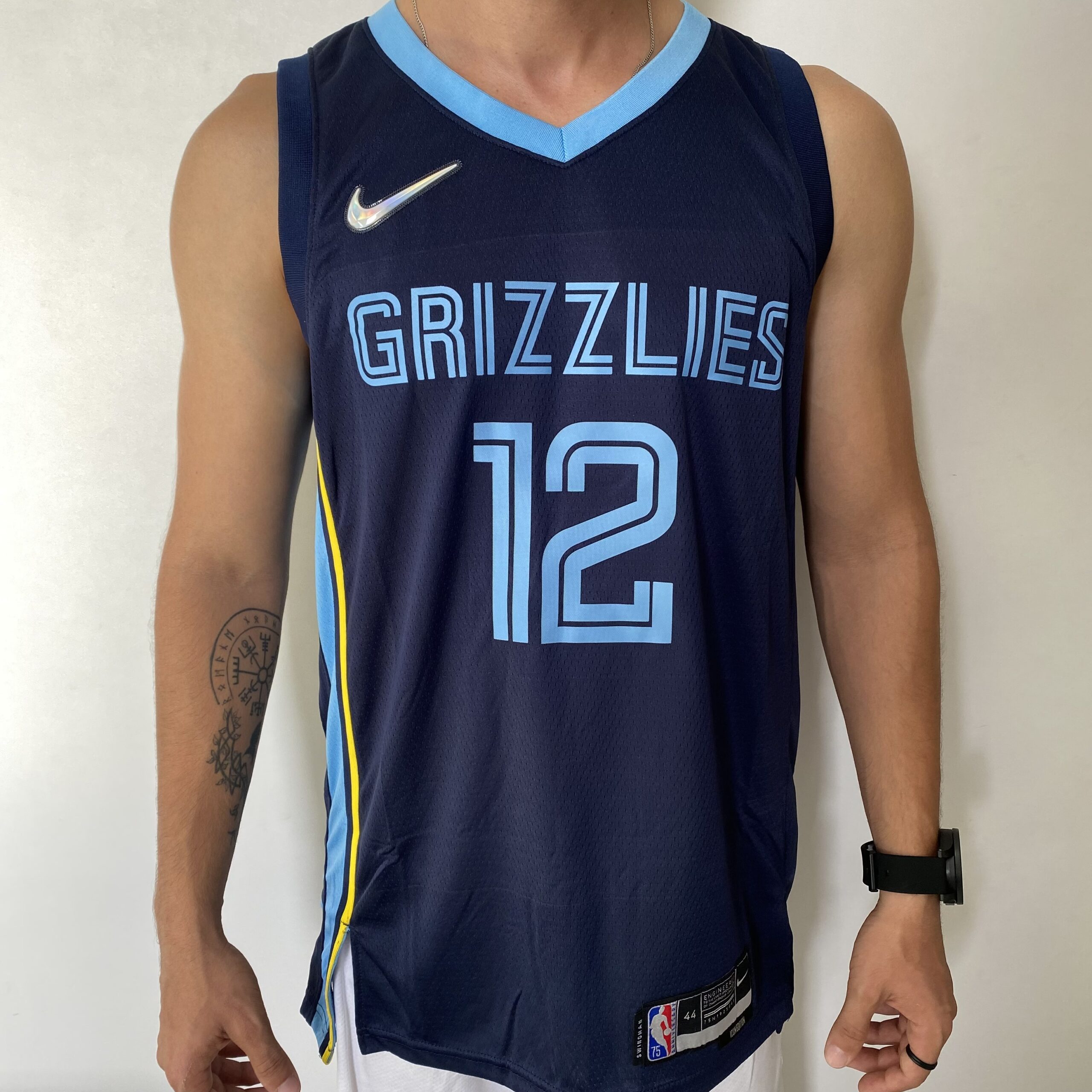 2023-04-20 15.19 Camiseta Regata NBA Swingman Memphis Grizzlies Ja Morant 12 Icon Edition Azul 2022 Nike - Imagem 1
