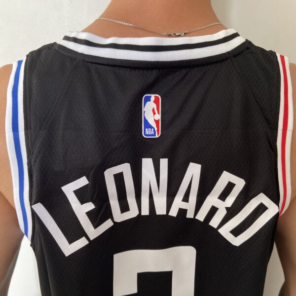 Camiseta Regata NBA Los Angeles Clippers Kawhi Leonard 2 City Edition 2023 Preta Colorida Nike - Imagem 12