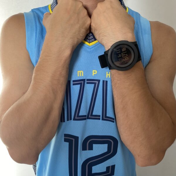 Camiseta Regata Basquete NBA Swingman Memphis Grizzlies Ja Morant 12 Statement Edition Azul 2023 Jordan - Imagem 11