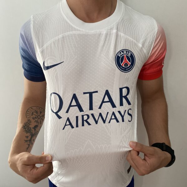Camisa Paris Saint-Germain - PSG Treino Academy Pro 2024 Jogador Branca Nike - Imagem 2