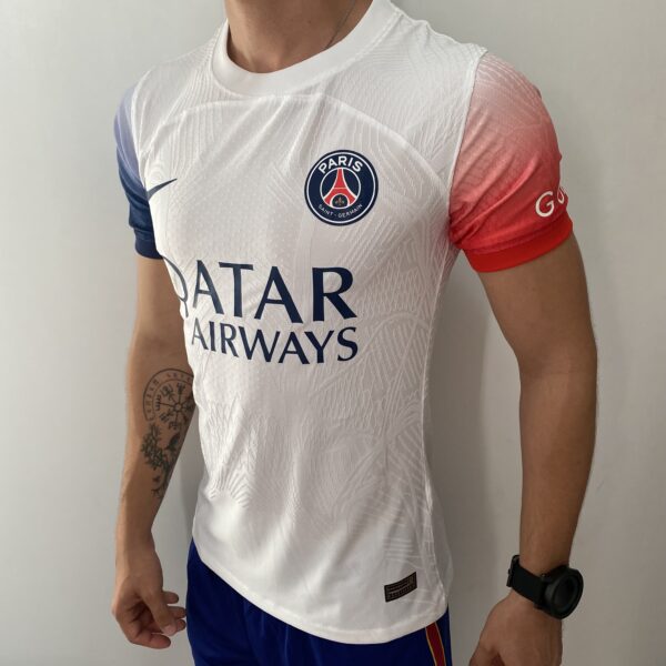 Camisa Paris Saint-Germain - PSG Treino Academy Pro 2024 Jogador Branca Nike - Imagem 6