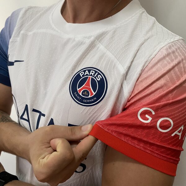 Camisa Paris Saint-Germain - PSG Treino Academy Pro 2024 Jogador Branca Nike - Imagem 8