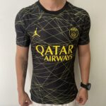 Camisa Paris Saint-Germain - PSG 4th 2023 Preto Jordan