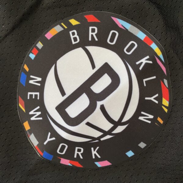Kit Conjunto Camiseta Regata e Bermuda Short Basquete NBA Brooklyn Nets City Edition Nike - Imagem 13