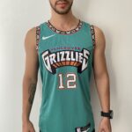 Camiseta Regata Basquete NBA Swingman Memphis Grizzlies Ja Morant 12 City Edition Verde 2023 Nike - Imagem 2