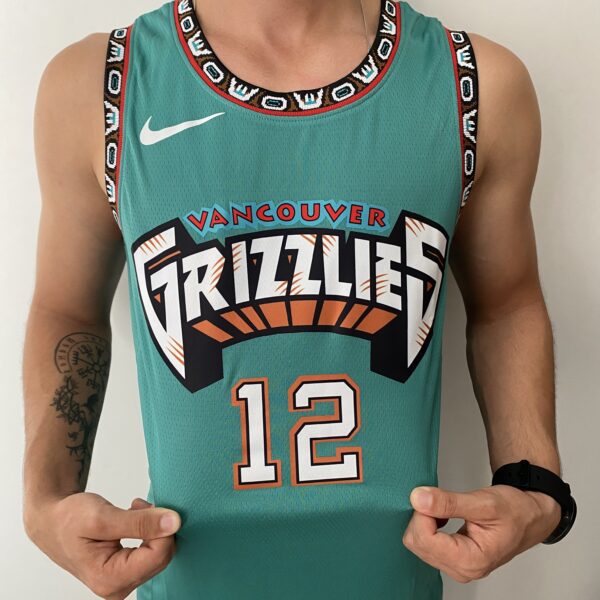 Camiseta Regata Basquete NBA Swingman Memphis Grizzlies Ja Morant 12 City Edition Verde 2023 Nike - Imagem 6