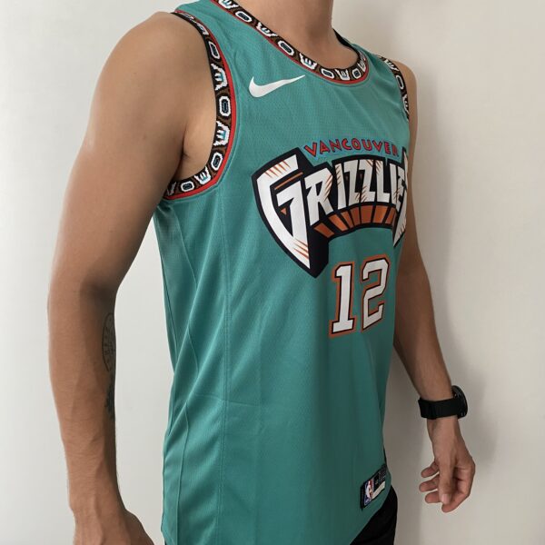 Camiseta Regata Basquete NBA Swingman Memphis Grizzlies Ja Morant 12 City Edition Verde 2023 Nike - Imagem 8