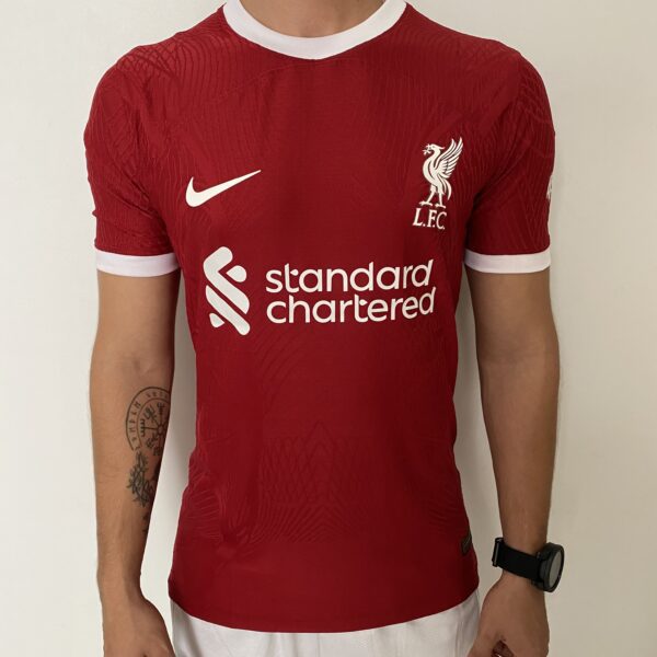 Camisa Liverpool Home Versão Jogador 2024 Vermelha Nike - Imagem 2