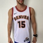 Camiseta Regata NBA Denver Nuggets Nikola Jokic 15 City Edition Branca 2023 Nike - Imagem 2